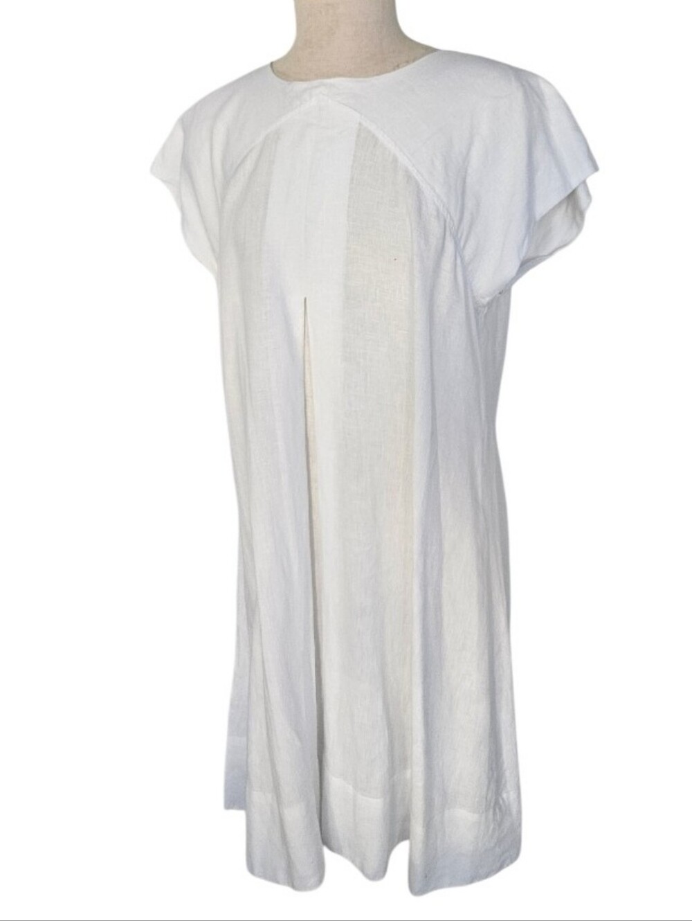 Charter Club White Linen Shift Dress